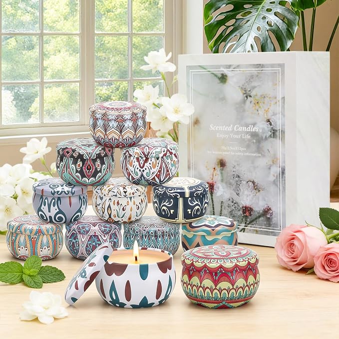 Scented Candles Gift Set, 12 Pack Home Fragrance - Image 5