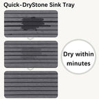 NiuYichee 2 PCS Water Absorbent diatomite Coasters, 7.1" x 3.5" Water Absorbing - Image 4