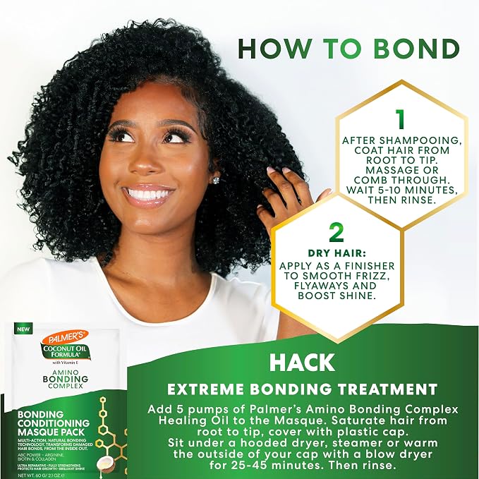 Palmer's Amino Bonding Complex Hair Mask, Intense Conditioning Masque Pack - Image 5