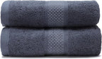 Cotton Bath Towels Set, 2-Piece Set Super Absorbent Quick Drying, Suitable - Image 4