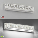ZUZITO Crystal Vanity Lights for Bathroom 18W LED Bathroom Light Bar Modern - Image 6