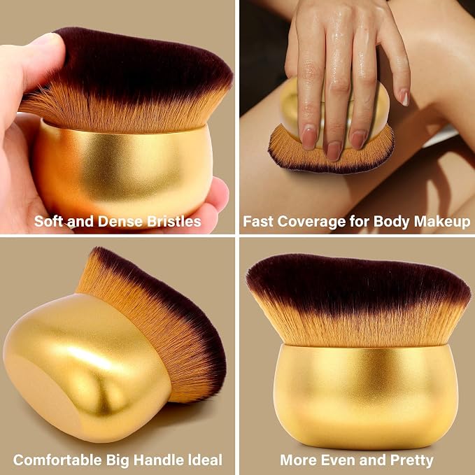 Extra Large Body Makeup Brush For Self Tanner, Leg Makeup &Bronzer Blend - Image 5