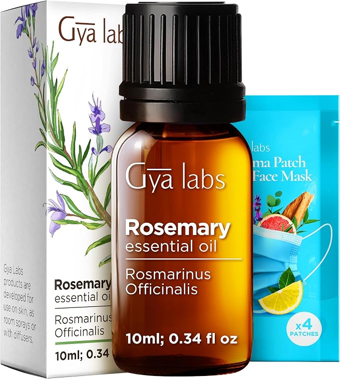 100% Pure Rosemary Essential Oil by GyaLabs