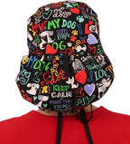 Sparkling EARTH Big Hair Ponytail Classic Surgical Style Scrub Working Cap - Image 5