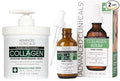 Advanced Clinicals Unscented Collagen Body Cream + Collagen Serum by AdvancedClinicals