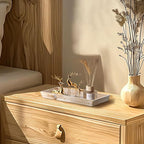 MAONAME Wash White Bathroom Vanity Tray, Rustic Long Narrow Tray, Rectangle - Image 6