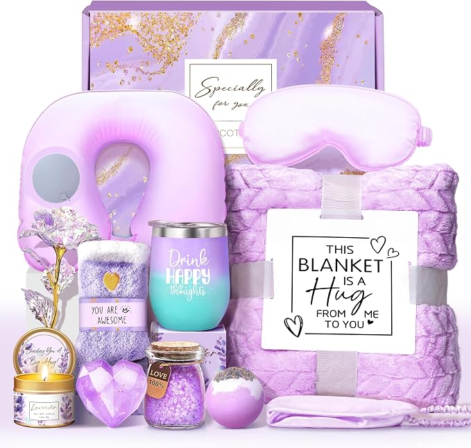LUCOTIYA Gifts for Women, Get Well Soon Birthday Gift Basket for Her Friends by LUCOTIYA