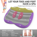 Shower Foot Scrubber Mat XL, Silicone Feet Toes Massage Cleaner -Upgraded Long - Image 4