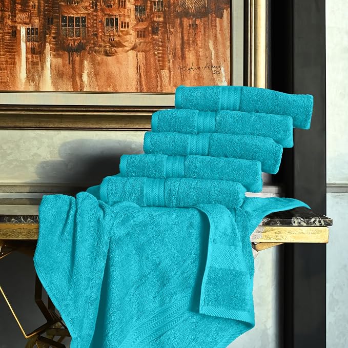 HERCULEAN Large Bath Towels 24 x 50 Pack of 6 | Quick Dry and Highly Absorbent - Image 6