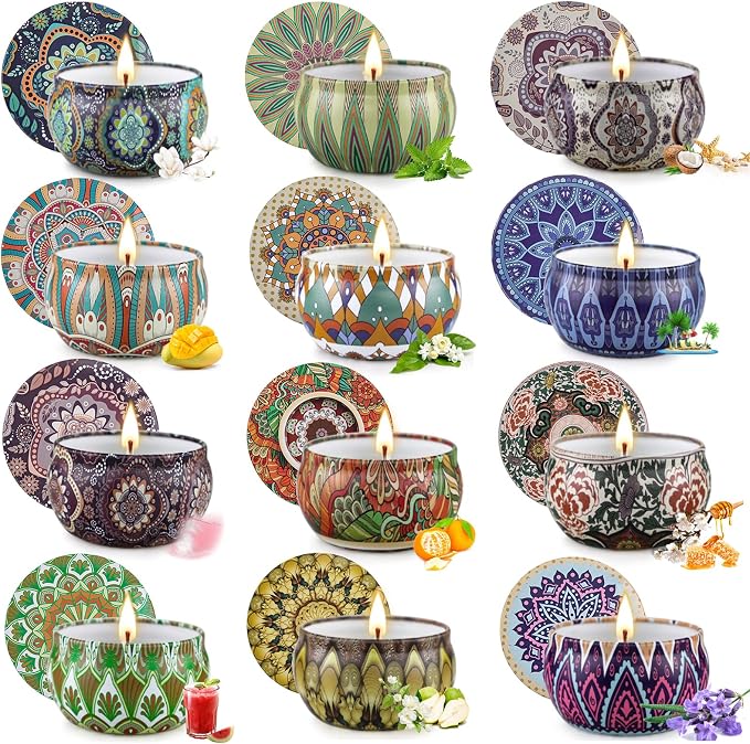 Scented Candles Gift Set, 12 Pack Candles - Image 3