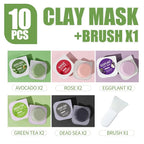 10 Pods Clay Facial Mask Set - Image 2