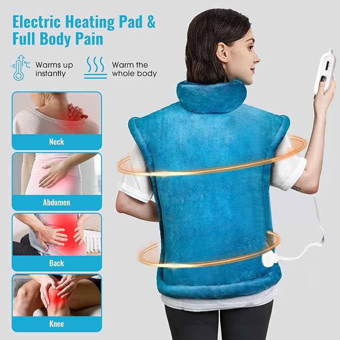 Tefici Heating Pad for Back Pain, Mothers Day Gifts for Women Men Mom Her，FSA - Image 2