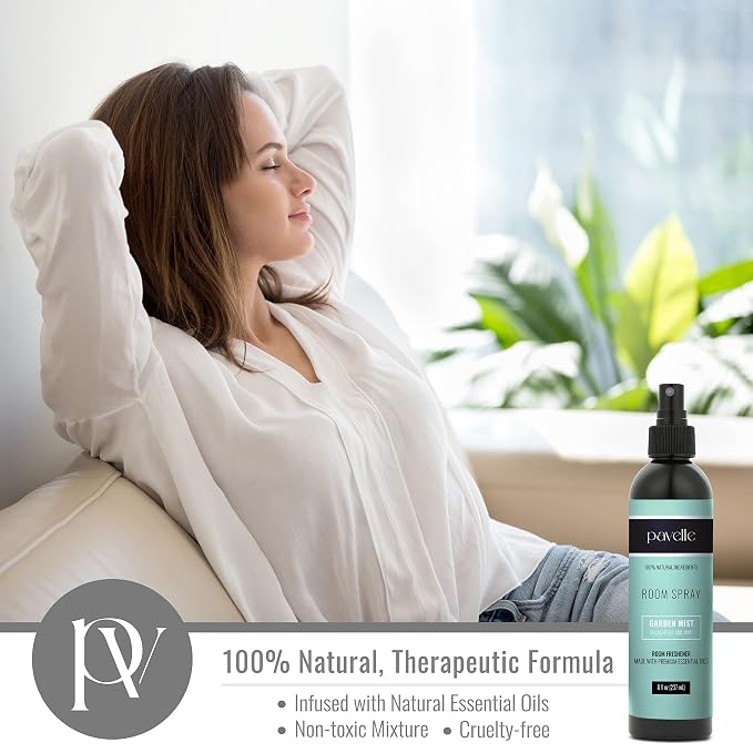 Pavelle Room Spray, 100% Natural Essential Oil Bathroom Air Freshener & - Image 4