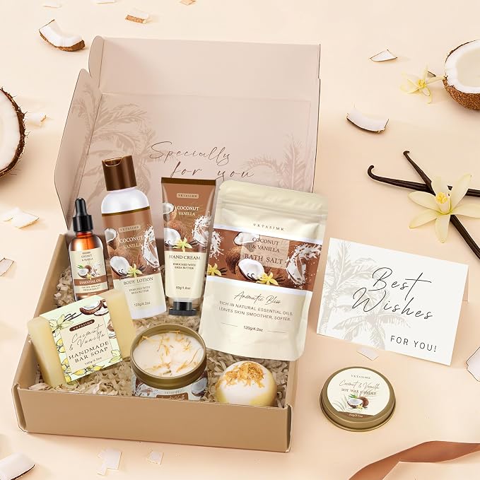 Gifts for Women Happy Birthday Gift Baskets, Bath and Body Gift Set Mothers Day - Image 3