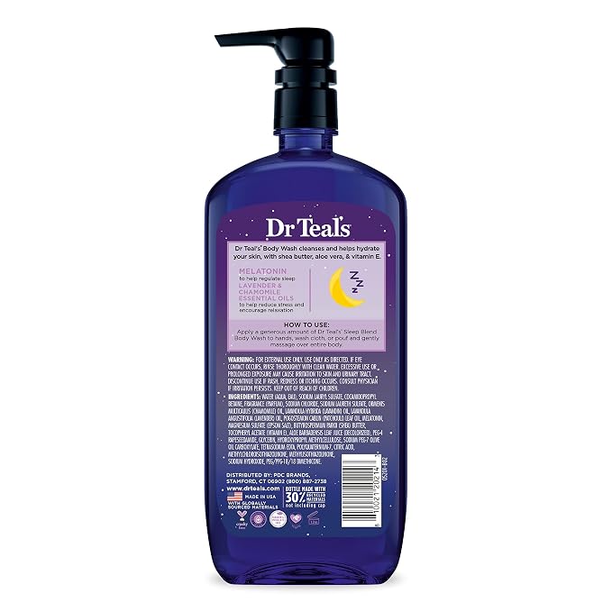 Dr Teal's Body Wash with Pure Epsom Salt, Daytime/Nighttime with Vitamin C & - Image 13