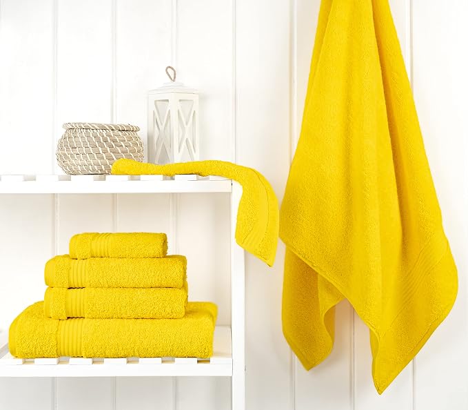 Cotton Paradise 6 Piece Towel Set, 100% Cotton Soft Absorbent Turkish Towels - Image 2