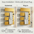 Electric Towel Warmer, Heated Towel Rack - Image 5