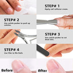 Professional Cuticle Trimmer Nail Cuticle Cutter Stainless Steel Cuticle Nippers - Image 7