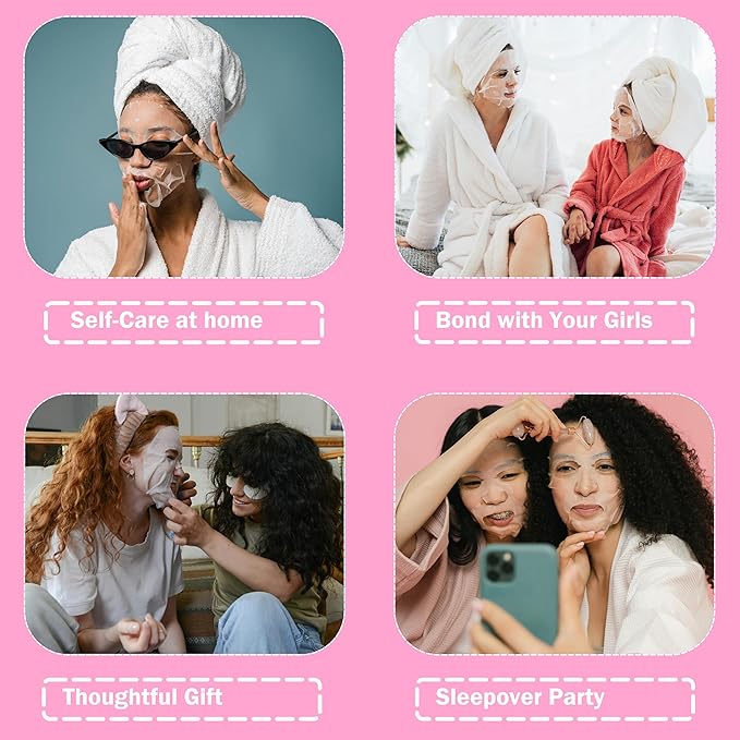 40 Pack Collagen Face Masks Skincare Bulk - Image 3