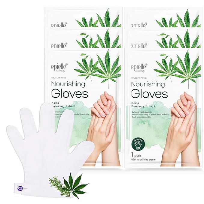 Epielle Nourishing Hand Mask 6 Pairs, Repair and Soften by Epielle