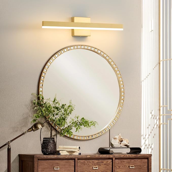 Gold Bathroom Vanity Light 23.6 inch, 20W Dimmable 5CCT LED Modern Bathroom - Image 6