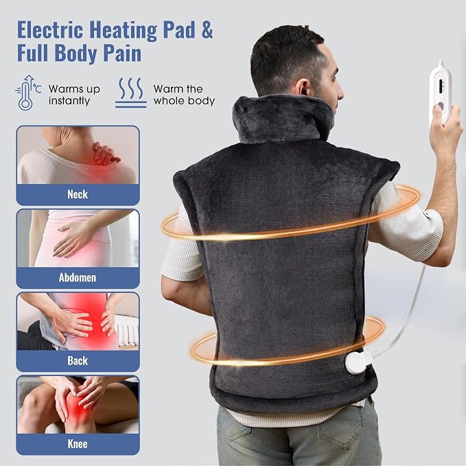 Tefici Heating Pad for Back Pain, Mothers Day Gifts for Women Men Mom Her，FSA - Image 2