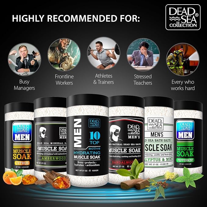 Dead Sea Collection Bath Salts for Men - Image 7