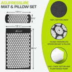 ProsourceFit Acupressure Mat and Pillow Set - Image 2