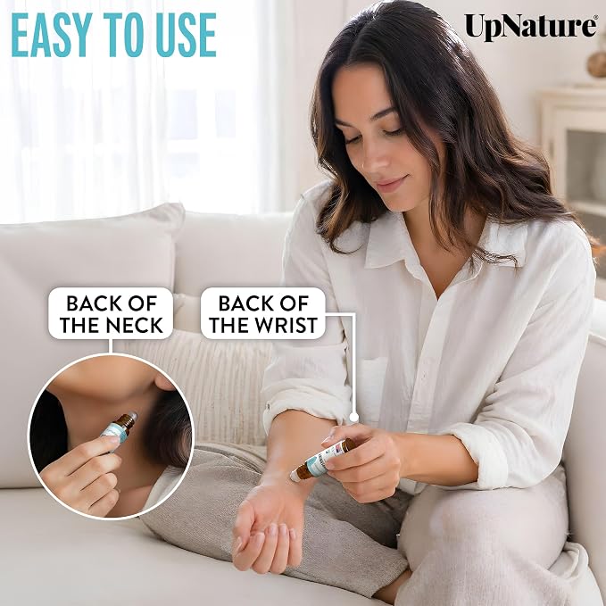 UpNature Peppermint Oil Roll On – 100% Natural Nausea & Morning Sickness Relief - Image 4