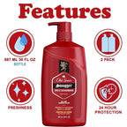 Old Spice Swagger Body Wash, 2 Pack, Extra Large Man Sized Shower Gel - Image 2