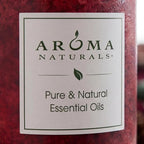 Aroma Naturals Holiday Orange, Clove and Cinnamon Essential Oil Scented Pillar - Image 8