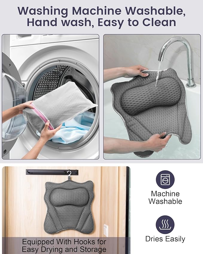 MTDLYICE Bath Pillow, Bath Pillows - Image 5