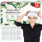 Shampoo Caps No Rinse, 12 Pack Waterless Shampoo Caps by BestLink-LinkingYoutoBetter