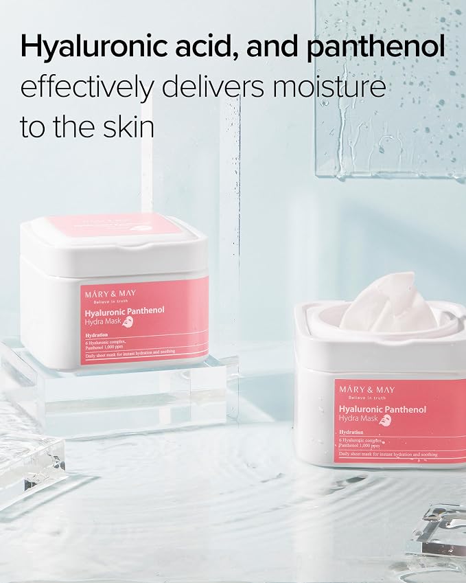 Mary&May Hyaluronic Panthenol Hydra Mask – Daily Pull-Out Box - Image 4