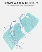 OTHWAY Non Slip Grassy Bathtub Mat : 25.6X13.4 inches Sturdy But Soft Bath - Image 3