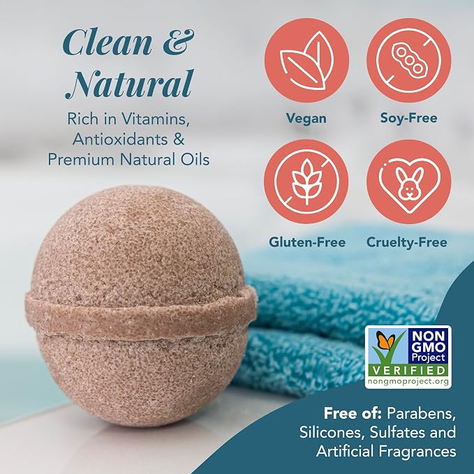 Saavy Naturals Bath Bombs – Relaxing Foaming Fizz Bubbles, Organic Bath Bombs - Image 4