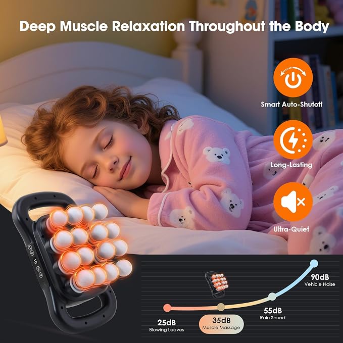 16 Head Massage Gun Set, Deep Tissue Percussion Massager, 2600mAh Electric - Image 4