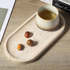 Koville Natural Marble Tray for Bathroom Counter, Vanity Tray Stone Trays for - Image 7