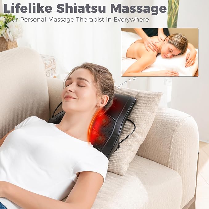 Brelley Neck and Back Massager for Pain Relief Deep Tissue - Image 4