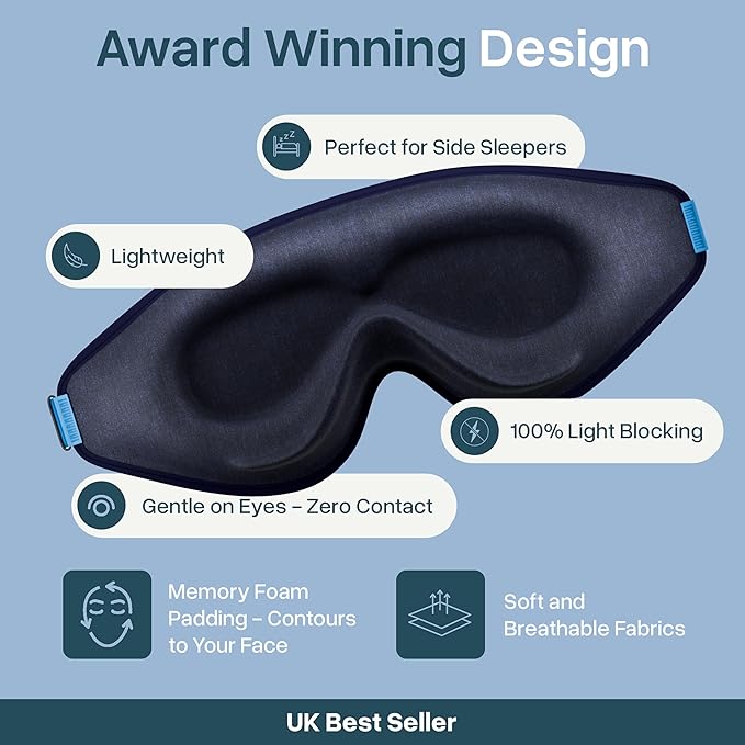 MyHalos® Sleep Mask – 3D Blackout Eye Mask - Image 3