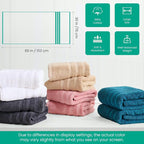 Bath Towels 4 Pack, 30 x 60 Inches, Large 100% Cotton Towels, Comfortable - Image 6