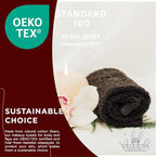 Black Makeup Remover Towels Set of 4, 100% Soft Cotton Reusable Luxury 4 Pcs - Image 5