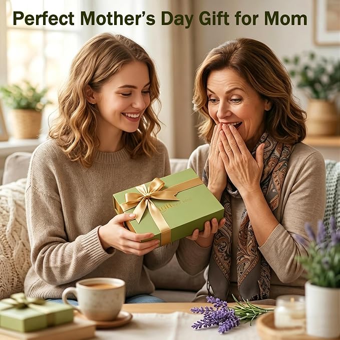 Mother’s Day Gift for Mom – Face Roller & Gua Sha Facial Tool in Premium Box – - Image 2