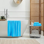 Belizzi Home Ultra Soft 3 Pack Cotton Towel Set, Contains a Bath Towel 28x55 - Image 4