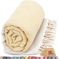 Bazaar Anatolia Turkish Beach Towel 100% Cotton Bath Towels 71x39 Quick Dry by BazaarAnatolia
