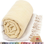 Bazaar Anatolia Turkish Beach Towel 100% Cotton Bath Towels 71x39 Quick Dry by BazaarAnatolia