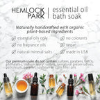 Hemlock Park Detox Essential Oil Bath Soak | Naturally Soothing Mineral Sea - Image 6