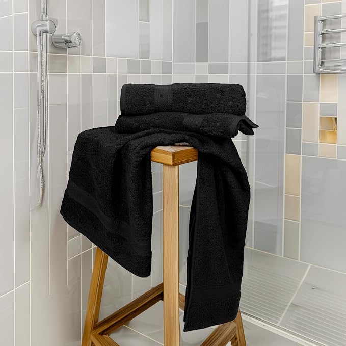 Commercial Bulk Pack of 12 Bath Towels – 100% Cotton Terry 24" x 48" – Ideal - Image 7