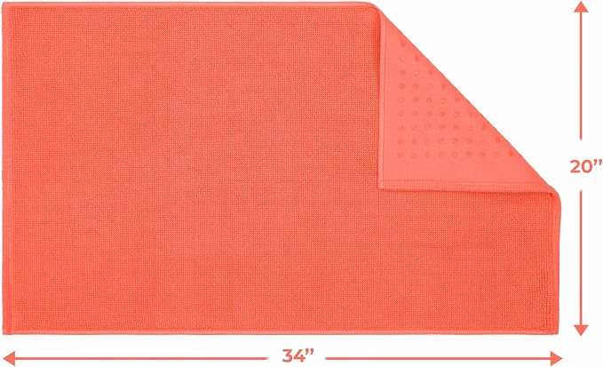 Cotton Paradise 100% Cotton Non Slip Bath Mats - Image 3