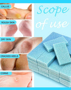 Maryton Disposable Foot Scrubber Pumice Pads, Pedicure Pumice Stone Dead Skin - Image 2
